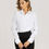 Thumbnail: White Shirt with Front Pleats and Pointed Collar