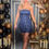 Thumbnail: Navy Blue Dress -Luxury Bided Lace