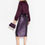 Thumbnail: Plum Sequined Skirt