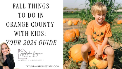 FAll things to do in Orange County with kids 2026