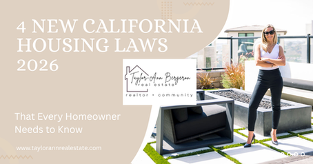 4 New California Housing Laws 2026 That Every Homeowner Needs to Know