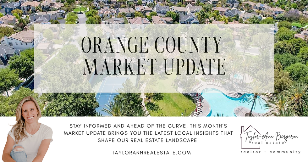 Orange County Housing Market Update