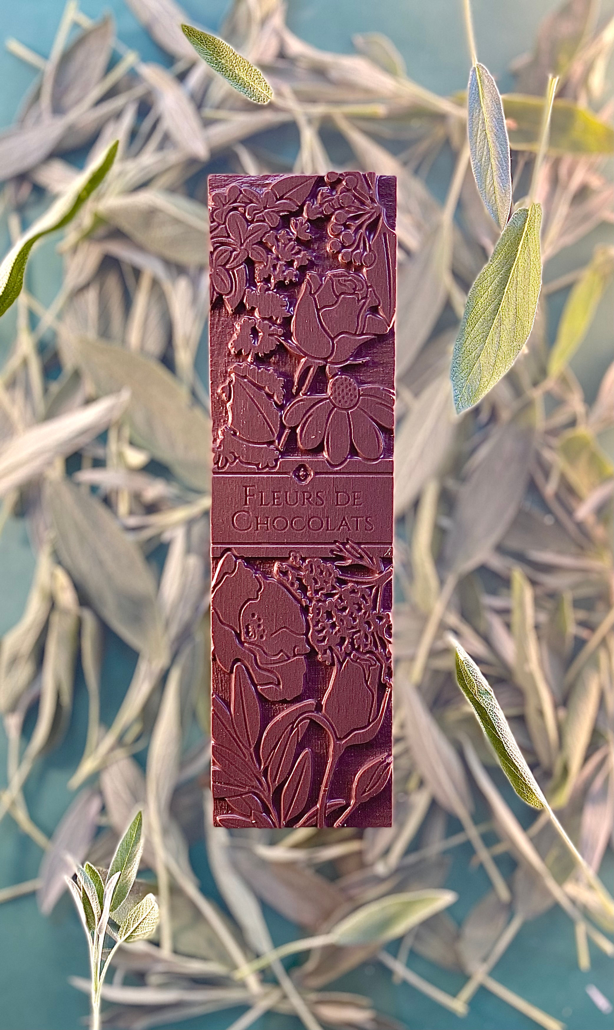 tablette chocolat noir sauge