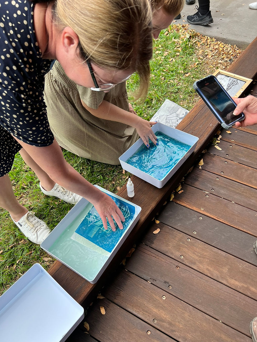 Cyanotype Workshop 2025
