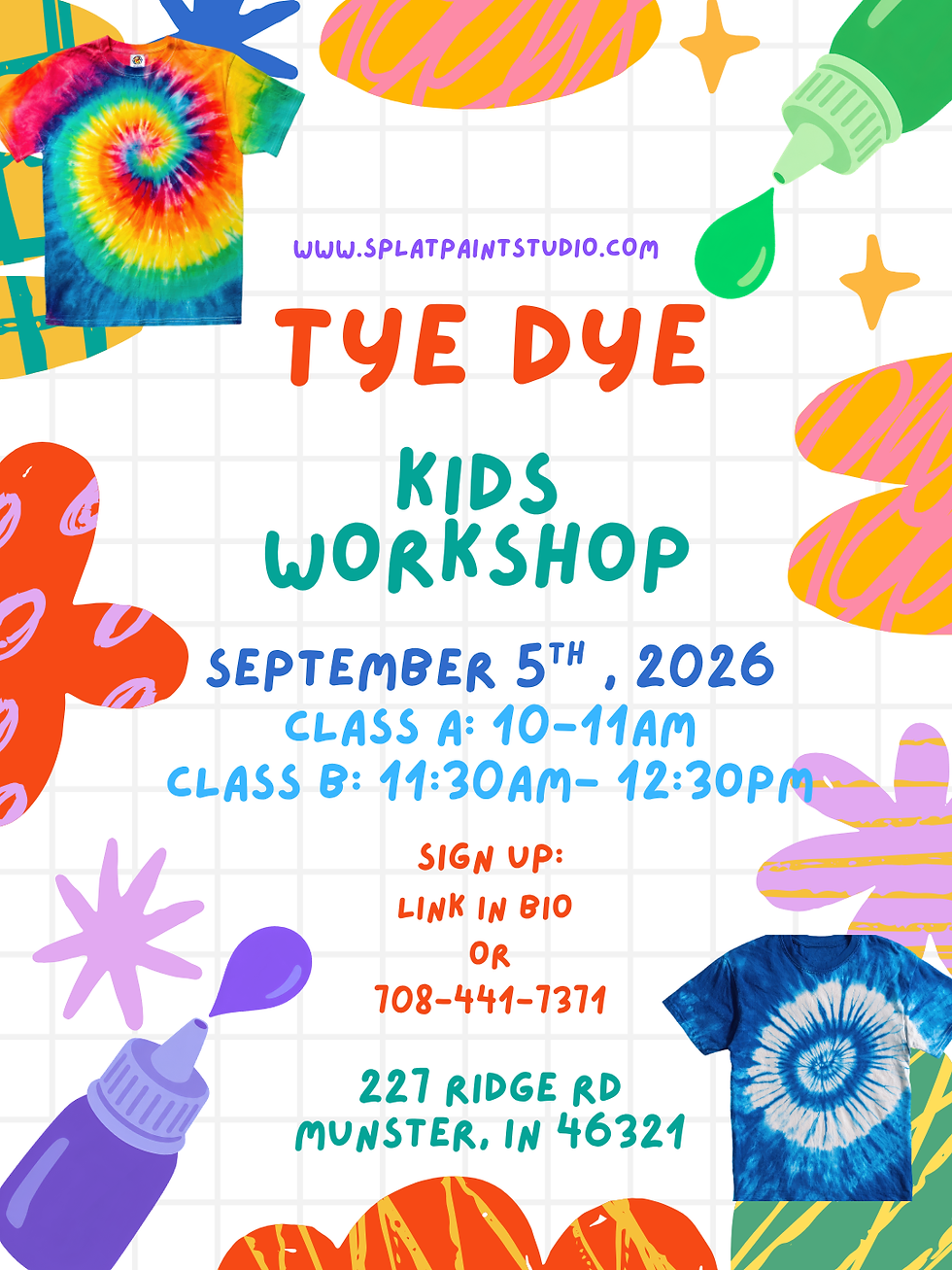 Tye Dye Kids Workshop