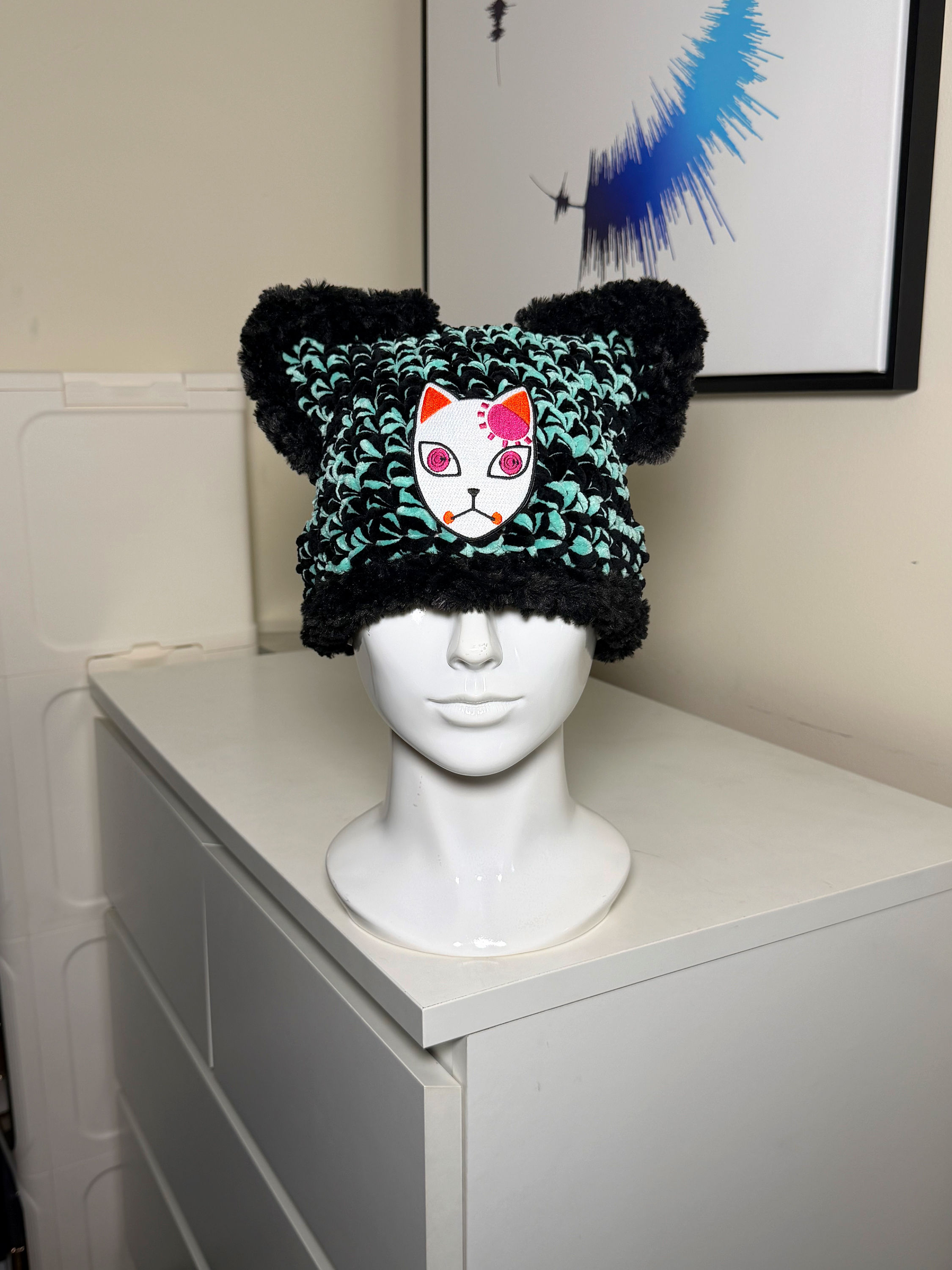 Anime deluxe cat beanie