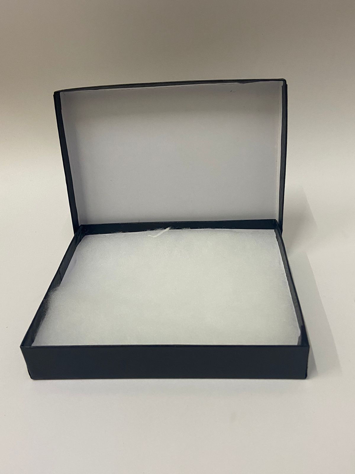 CAJITA DE CART C/ALGODON NEGRA