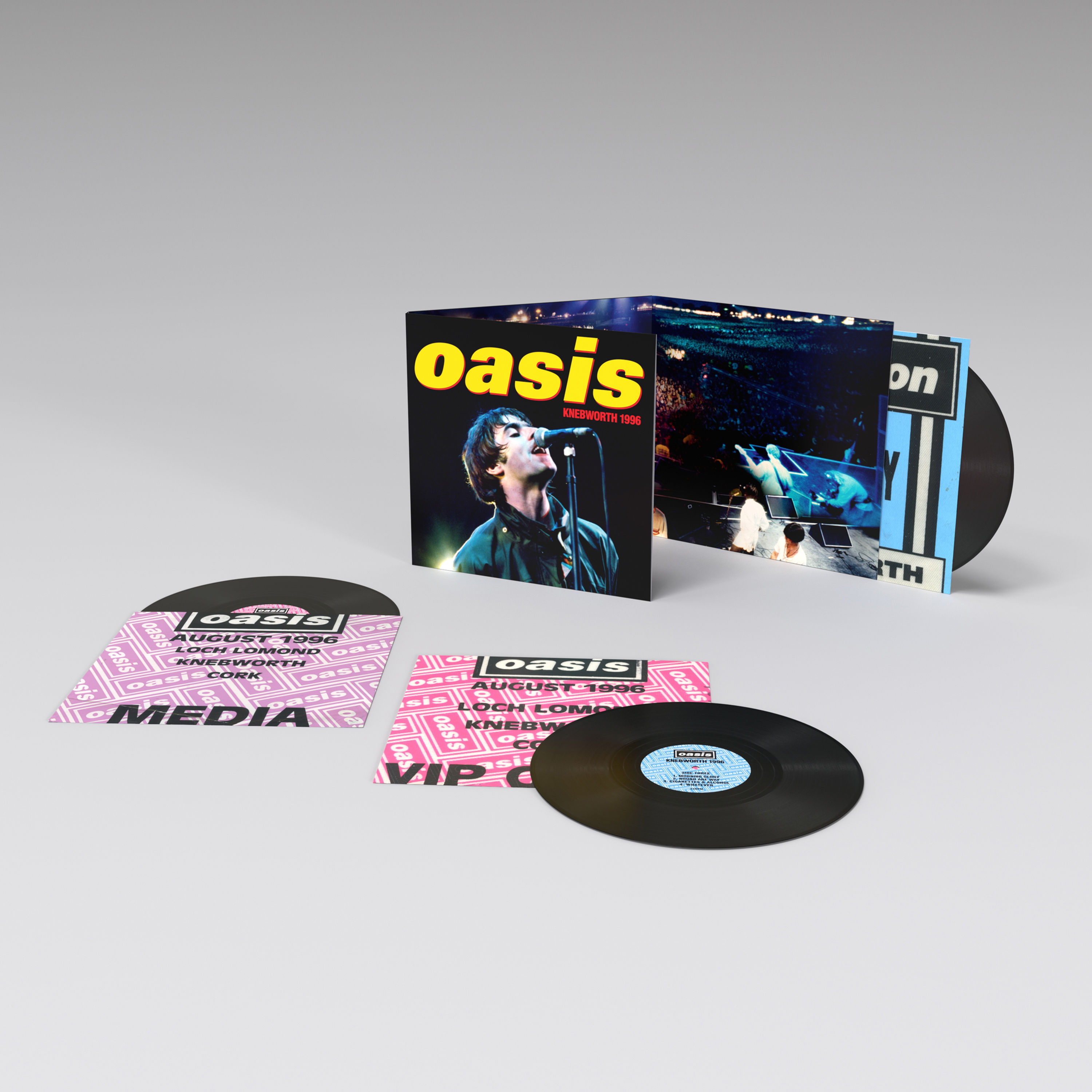 Oasis - Knebworth 1996 - Vinyl 3LP Released 19/11/21