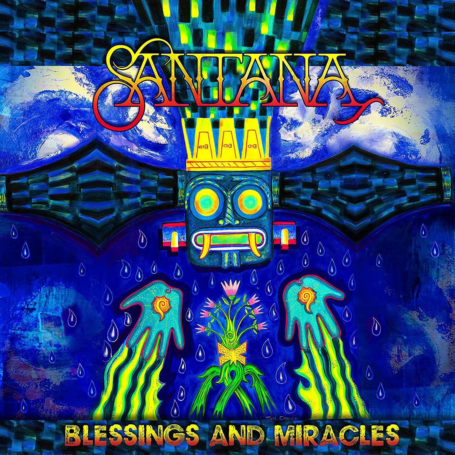 Santana - Blessings And Miracles Blue/Yellow Splatter Vinyl LP Released 27/05/22
