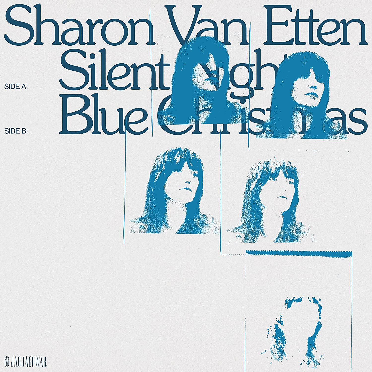 Sharon Van Etten - Silent Night / Blue Christmas - Clear Blue 7" Vinyl