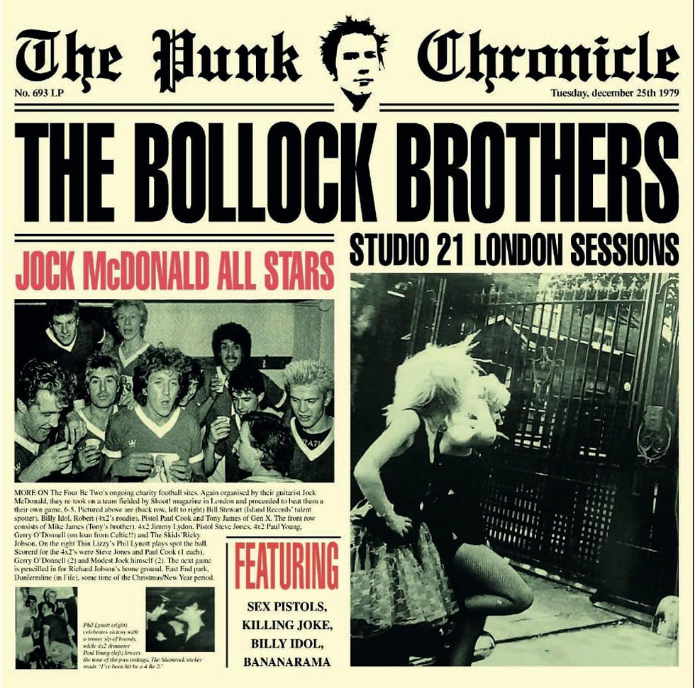 The Bollock Brothers - Studio 21 London Sessions - Vinyl LP