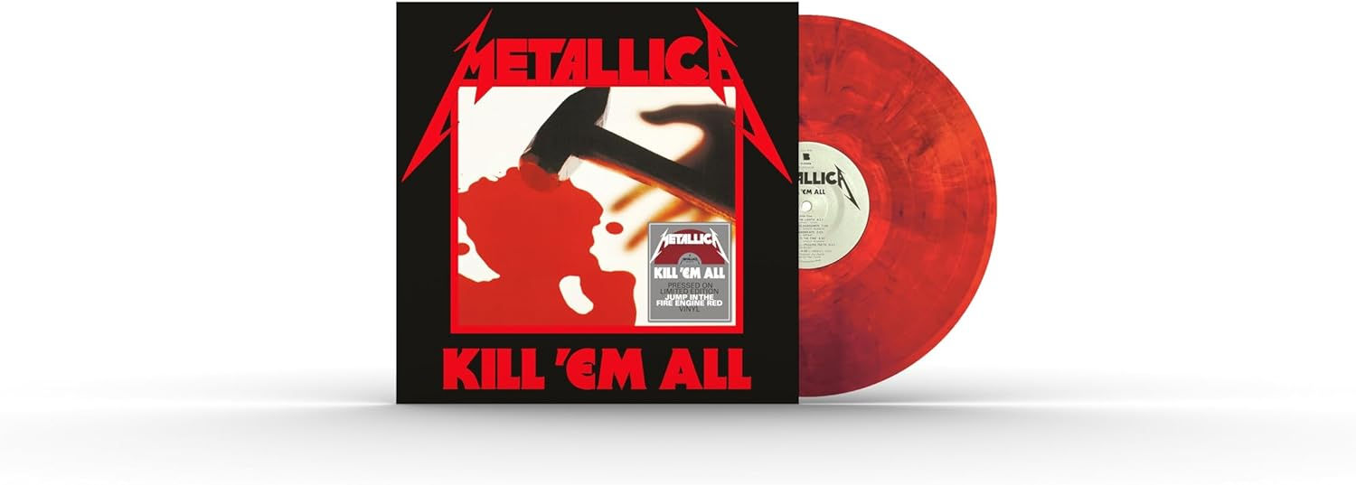 Metallica - Kill 'Em All - 'Jump In The Fire Engine' Red Vinyl LP