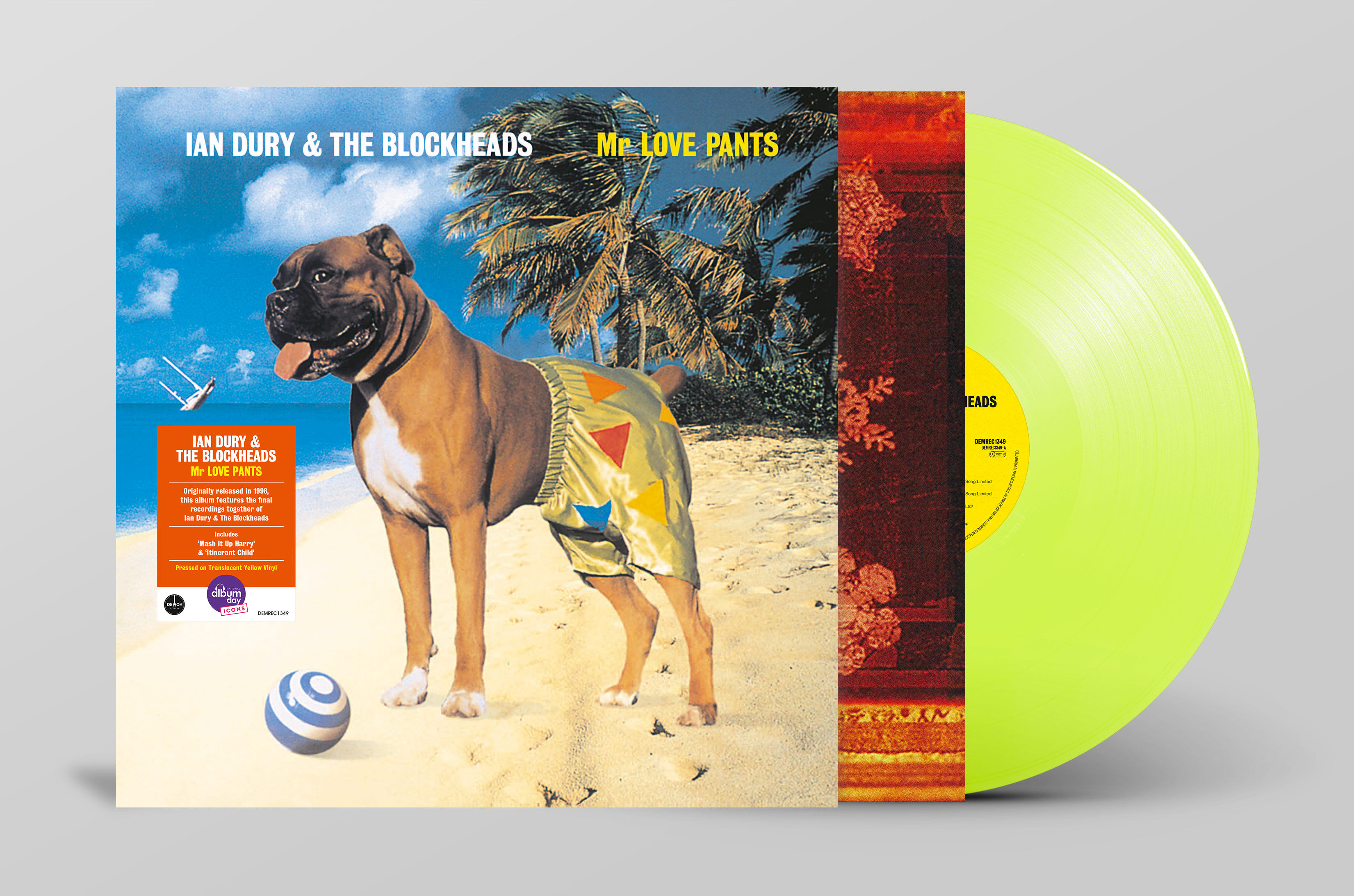 Ian Dury and The Blockheads - Mr Love Pants - TranslucentYellow Vinyl LP