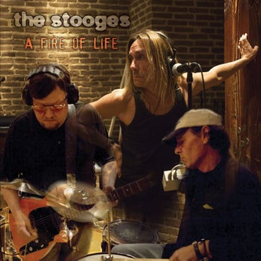 The Stooges - A Fire Of Life - Orange Vinyl Double LP Released 15/07/22