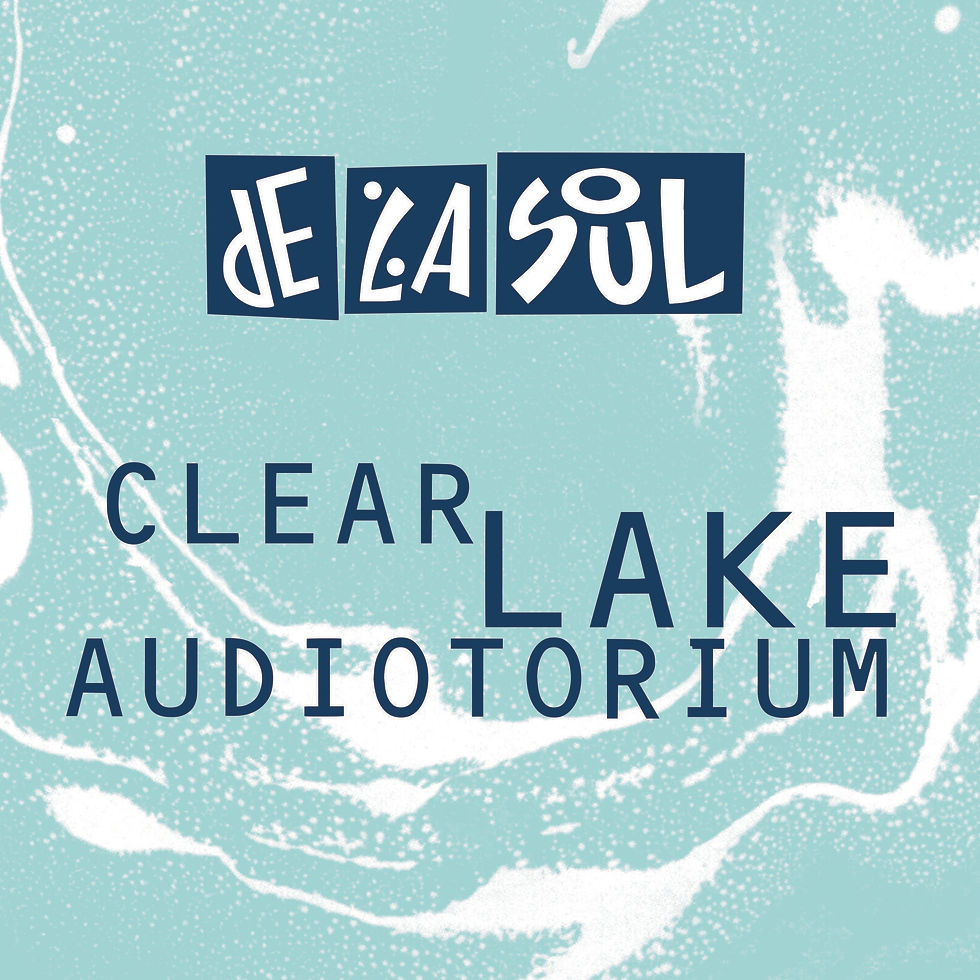 De La Soul - Clear Lake Audiotorium Sea Green Vinyl LP In A Gel Sleeve