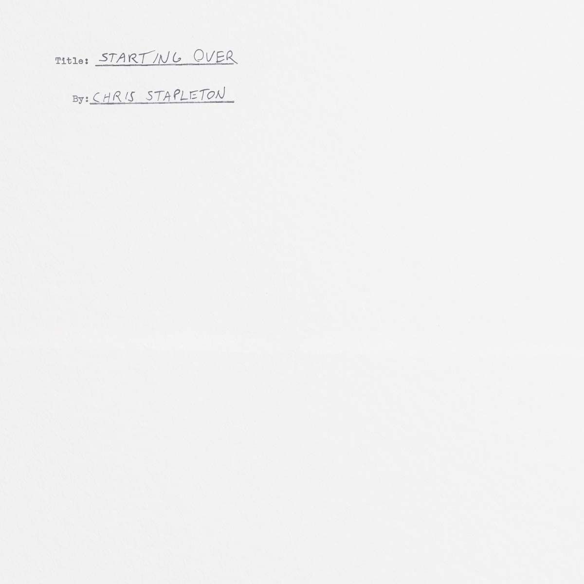 Chris Stapleton - Starting Over CD Released 13/11/20