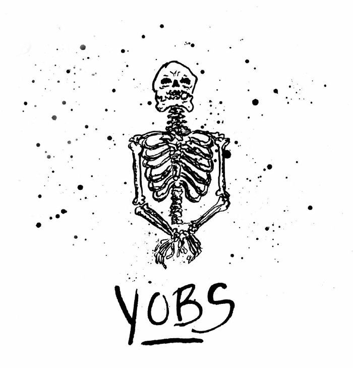 YOBS - YOBS - White/Black Splatter Vinyl LP Released 03/05/24