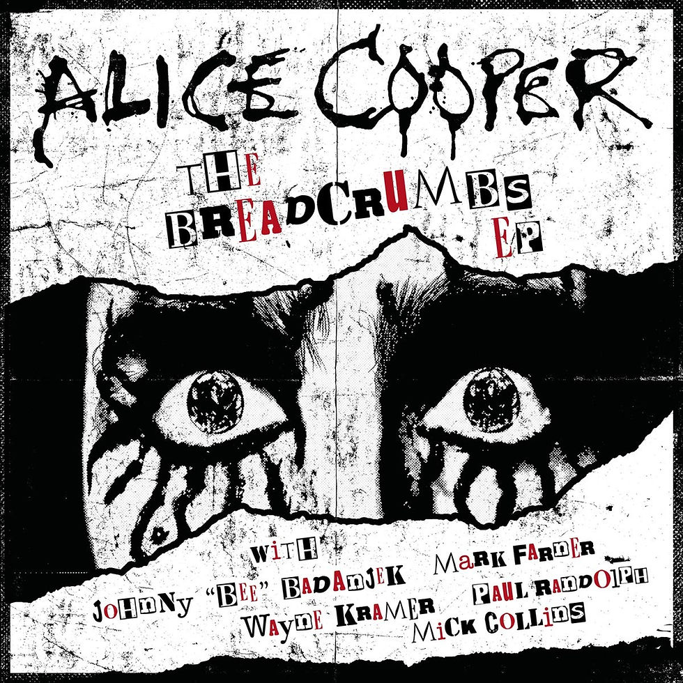 Alice Cooper - The Breadcrumbs EP 10" Released 13/09/19