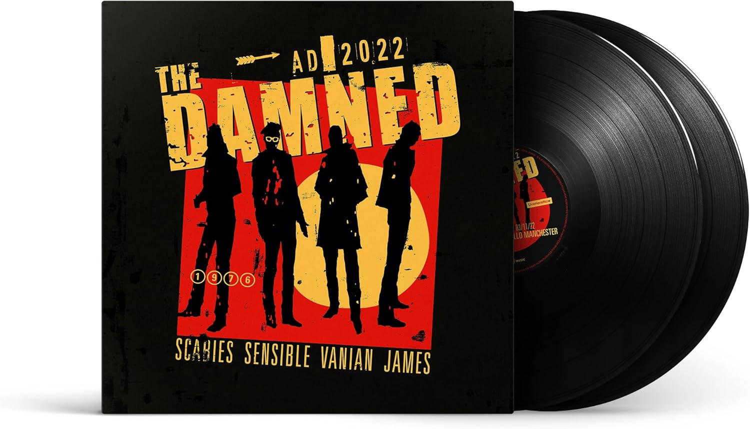 The Damned - AD 2022: Live In Manchester - Double Vinyl LP Released 20/09/24