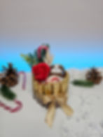 Luxury Mini Merci Chocolate & Honey Gift Box with Rose - Handmade Sweet Present