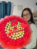 Luxury Large Bouquet with Ferrero Rocher and Red Roses