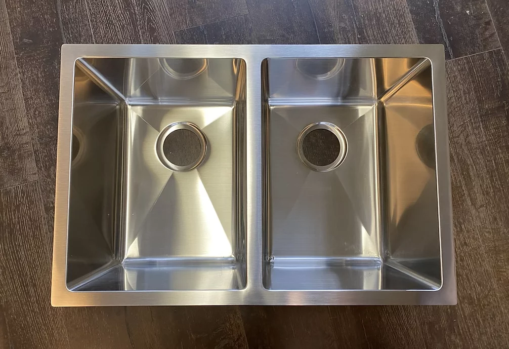 H2718D - 27”x18"x10" Stainless Steel Double Bowl Undermount Kitchen Sink