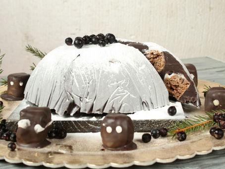 Шоколадные кексы под шоколадом.