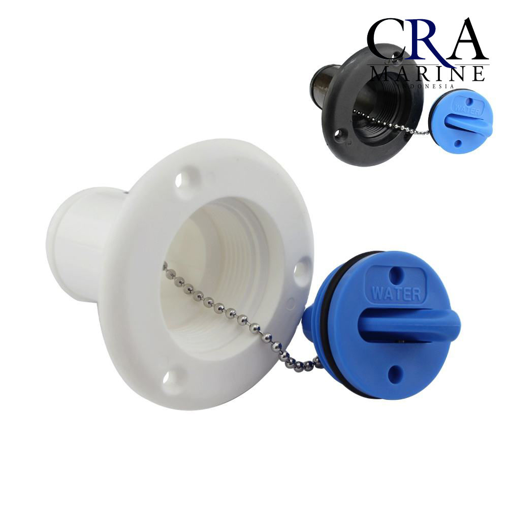 Marine Boat Deck Water Fill Filler Replacement Plastic Water Deck Filler