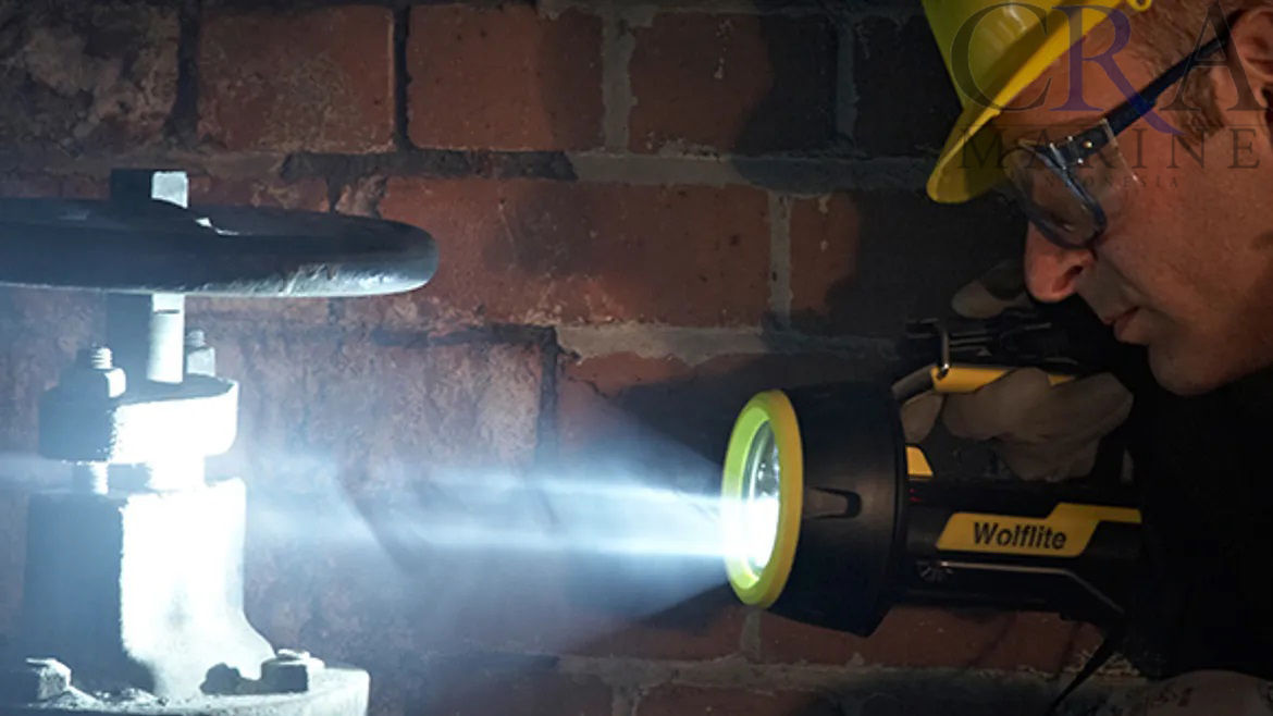 WOLF Rechargeable Safety ATEX Handlamp LED Light X-75