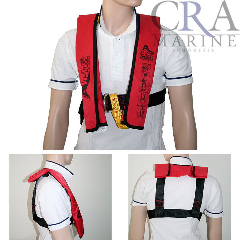 LALIZAS 71101 Inflatable Lifejacket ALPHA Manual 170N