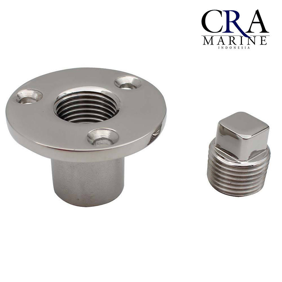 Plumbing Fittings Round Gar Board Drain Plug Stainless Steel 316