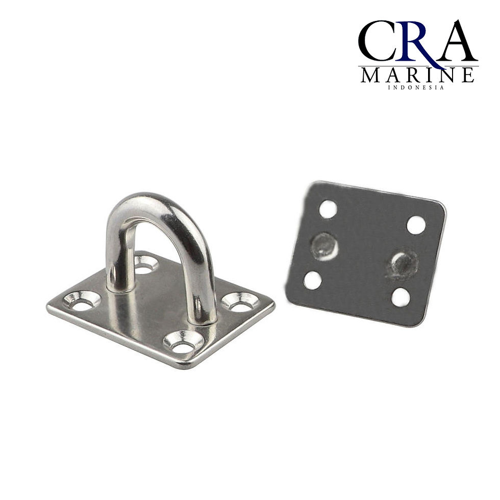 Rigging Hardware Square Eye Plate Buckles Stainless Steel 316