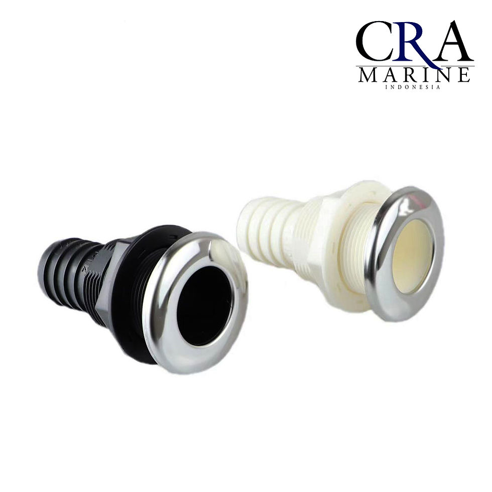 Thumbnail: Thru Hull Bilge Fitting Nylon Plastic for Bilge Pump Aerator Hose of Boat Marine