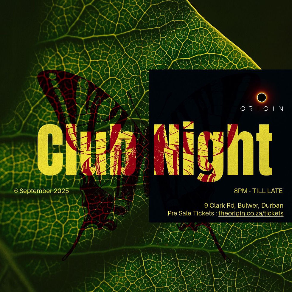 Origin Club Night 06 September 2025