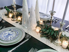How to Make a Table Runner Using Fresh Eucalyptus