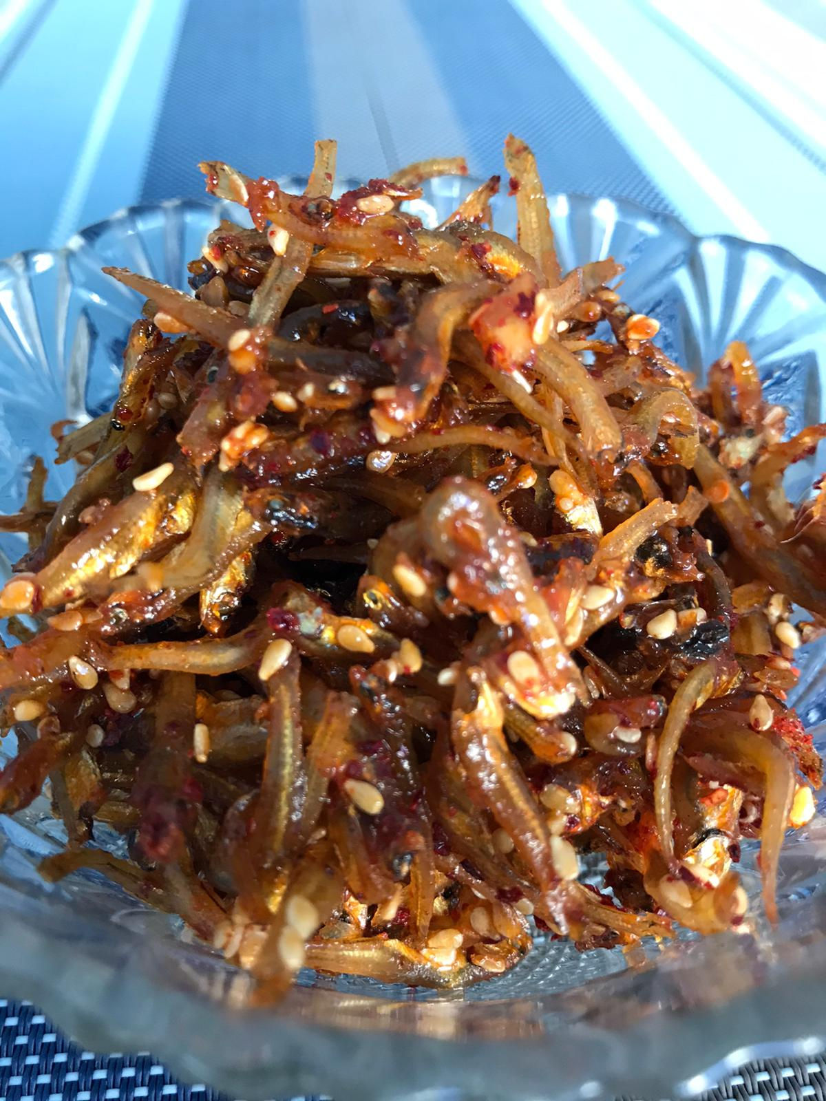 Korean Style Anchovies - Spicy (Maeoon Myulchi Bokkeum)