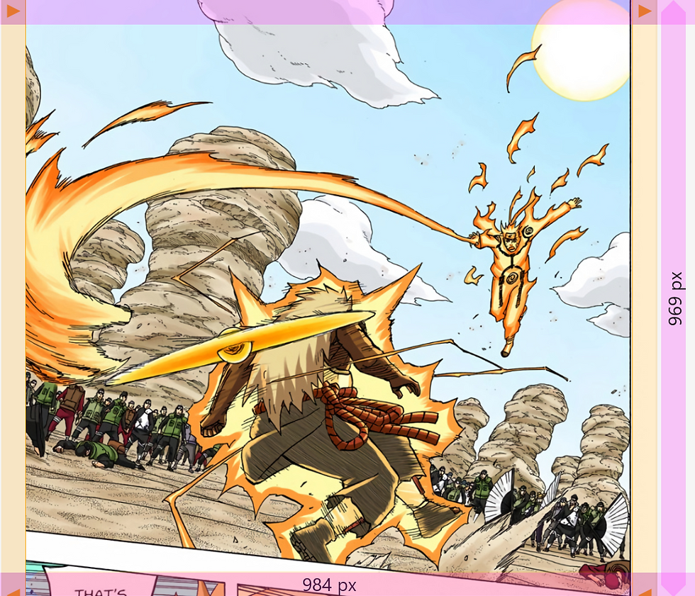 Panel height and width