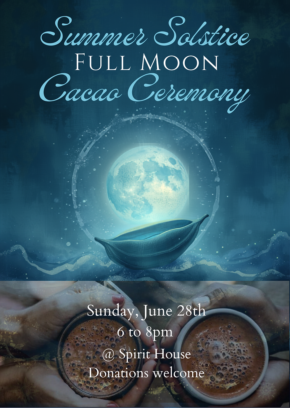 Full Moon cacao Sisterhood Ceremony