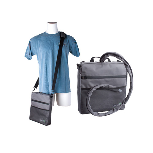 Privy XL TSA Compliant Urine Drain Bag Holder with Tube Cover Gray