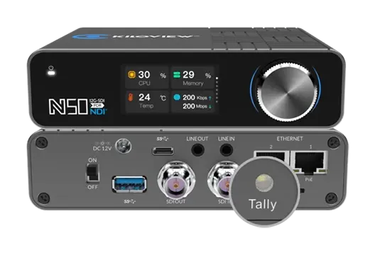 Thumbnail: Kiloview N50 Decoder/Encoder Tally