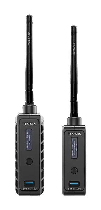 Thumbnail: Teradek Bolt 6 LT 750 Compact Zero-Delay Wireless video: External Antenna Kit - Side 1