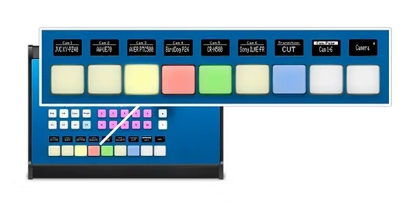 Thumbnail: Skaarhoj PTZ Pro Mid-Sized Universal Camera Controller: Advanced Camera Selection