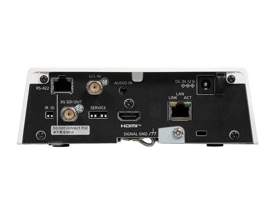 Thumbnail: Rear view of Panasonic AW-UE80W Professional PTZ Camera