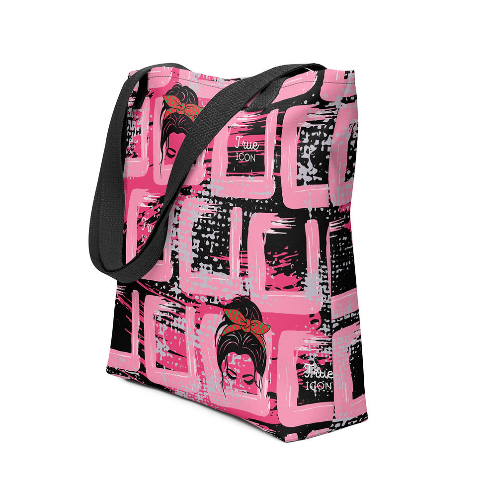 Pink Icon Tote Bag