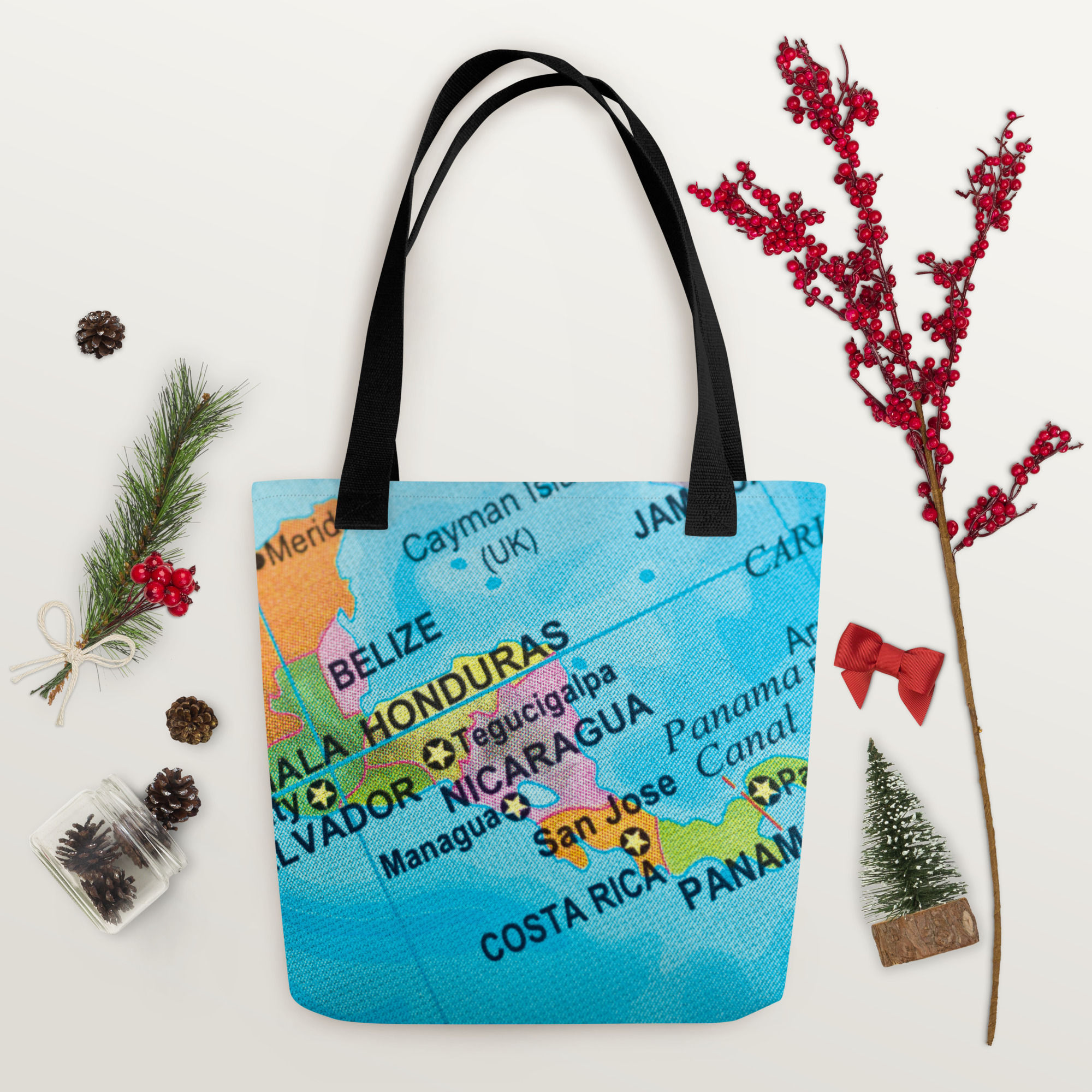 Coastal Map Tote Bag
