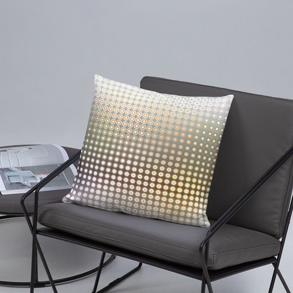 Thumbnail: Gray Sparks Throw Pillow