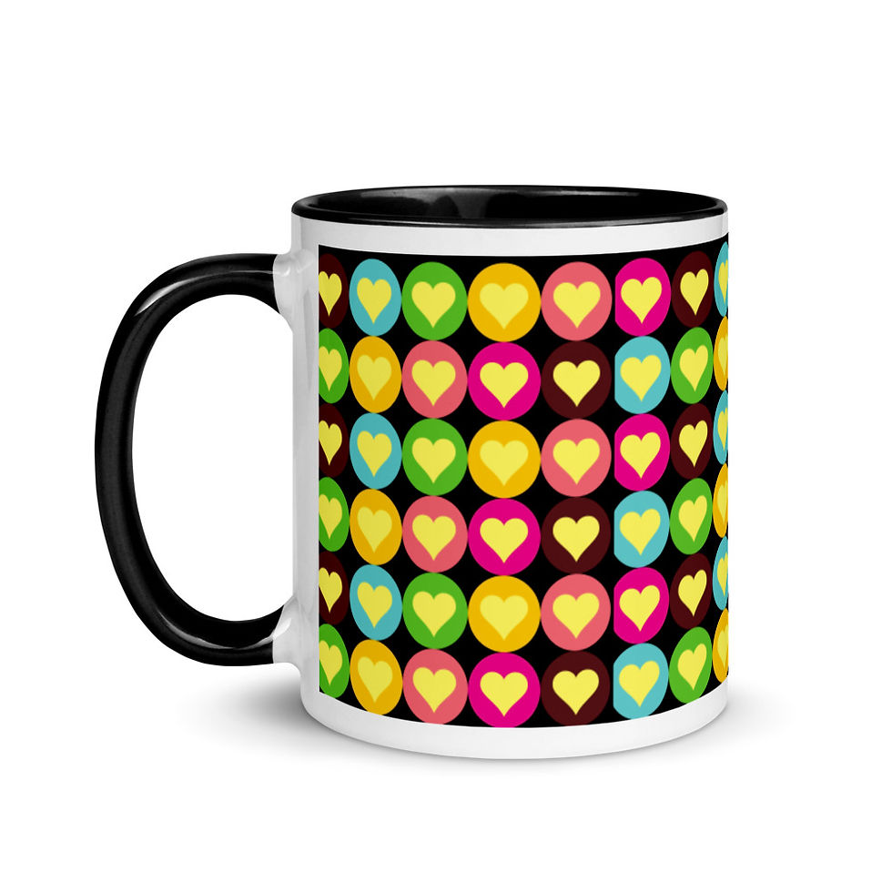 Thumbnail:  Happy Hearts Colored Mug 