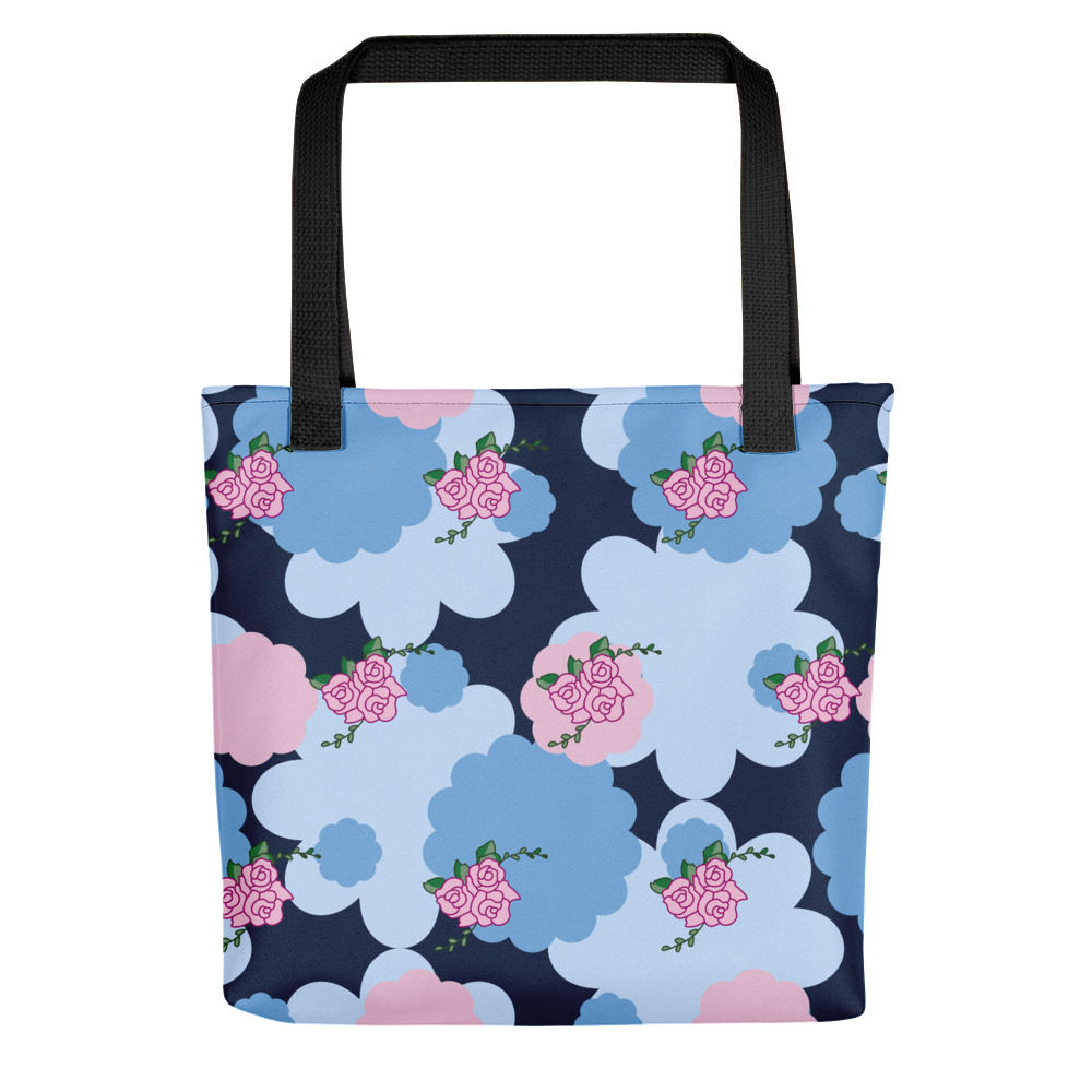 Flowers in The Cloud Tote Bag
