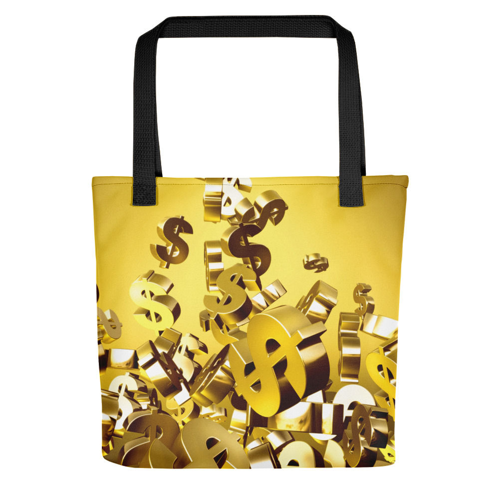 Lucky Dollars Signs Tote Bag