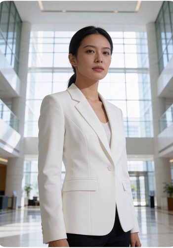 Elegant White Blazer